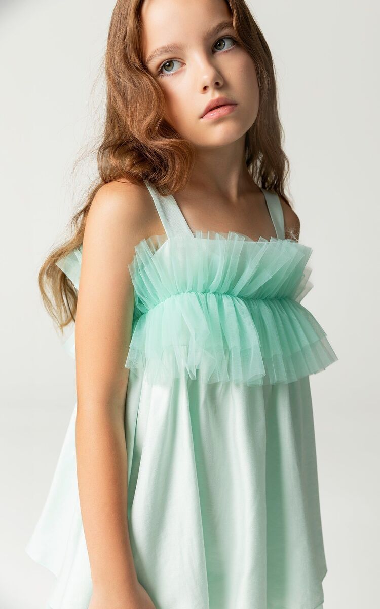 SheShe Şu Yeşili Düşler Elbisesi