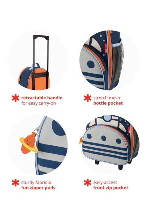 Skip Hop - Spark Style Tekerlekli Çanta Roket