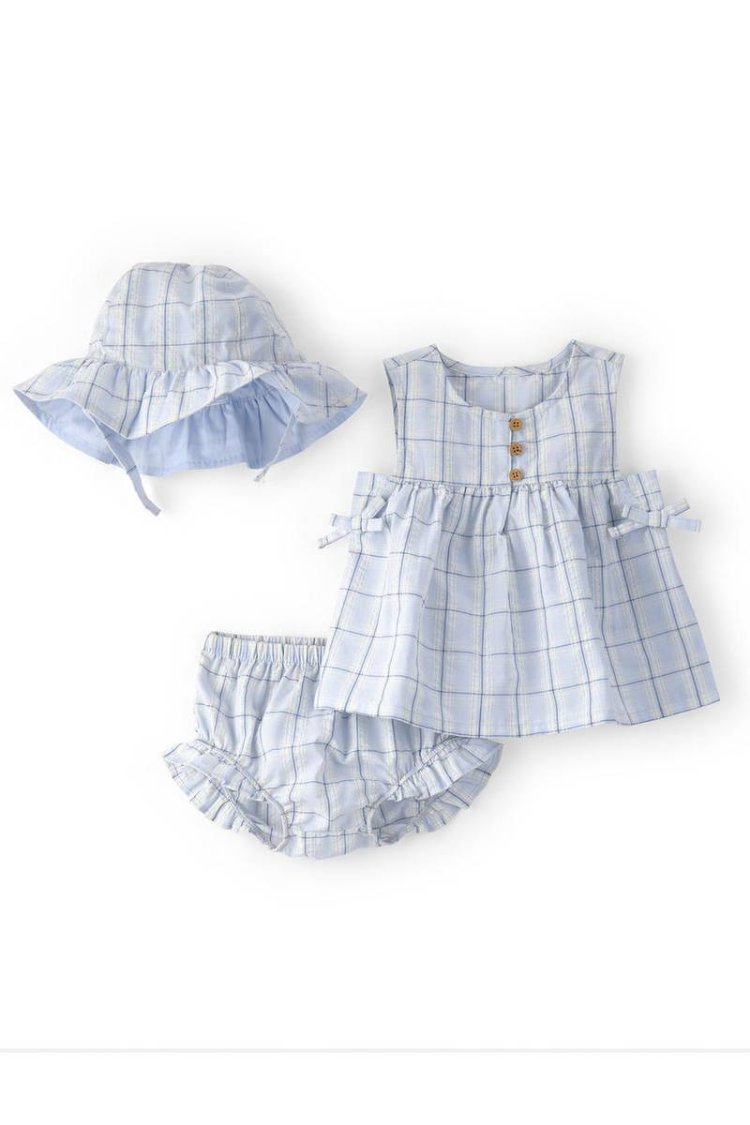 Kız Bebek Alt Üst Set 3 Ay-24 Ay Mavi
Carter's