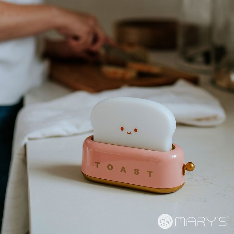 Mary's Toaster Pembe Led Gece Lambası

