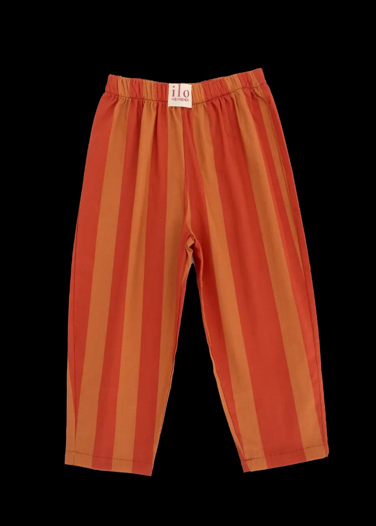 ilo and friends Barrel Stripes Pantolon