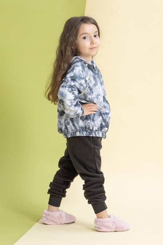 Hopfrög Furry Furry Pembe Kürk Barefoot Patik (Hediye Seti)