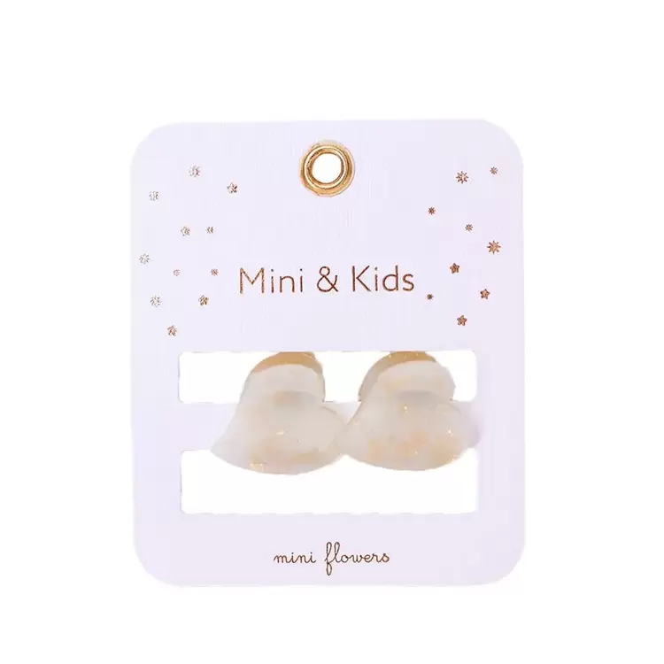 Mini & Kids - Mini Kalp Kemik Toka - Bej