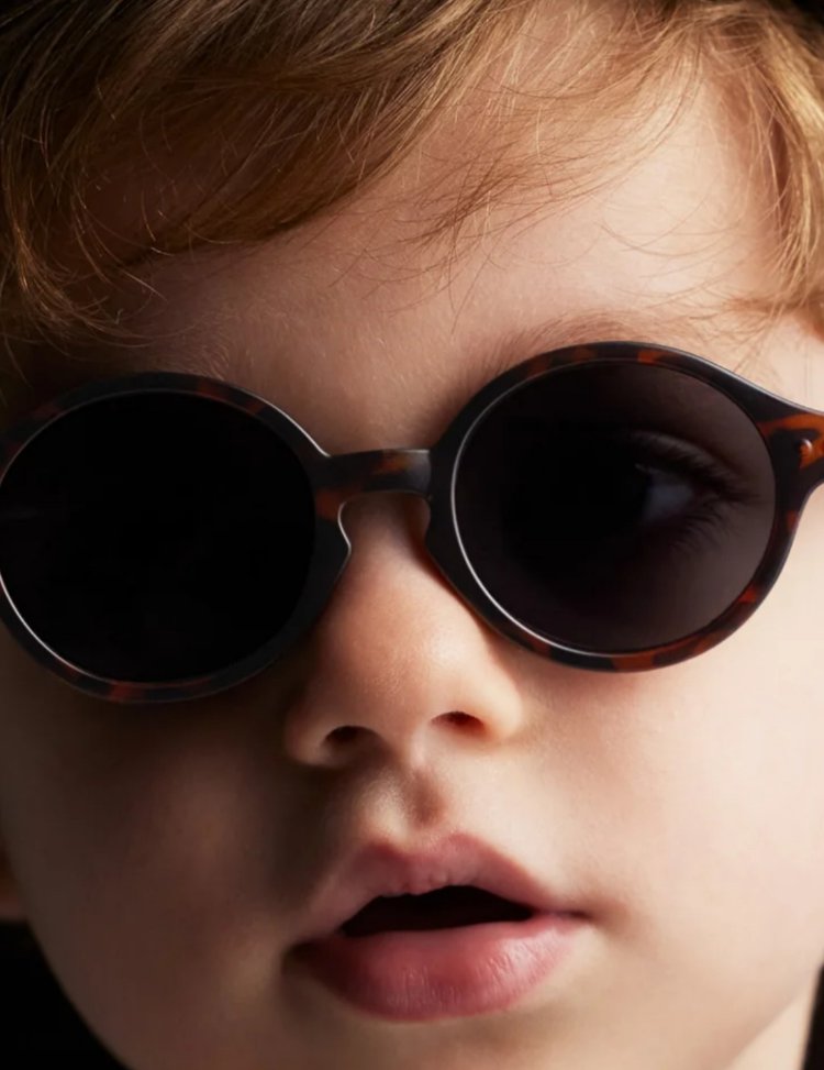 Izipizi Sun Kids #D Tortoise 9-36 Ay - Kahverengi Bebek Güneş Gözlüğü