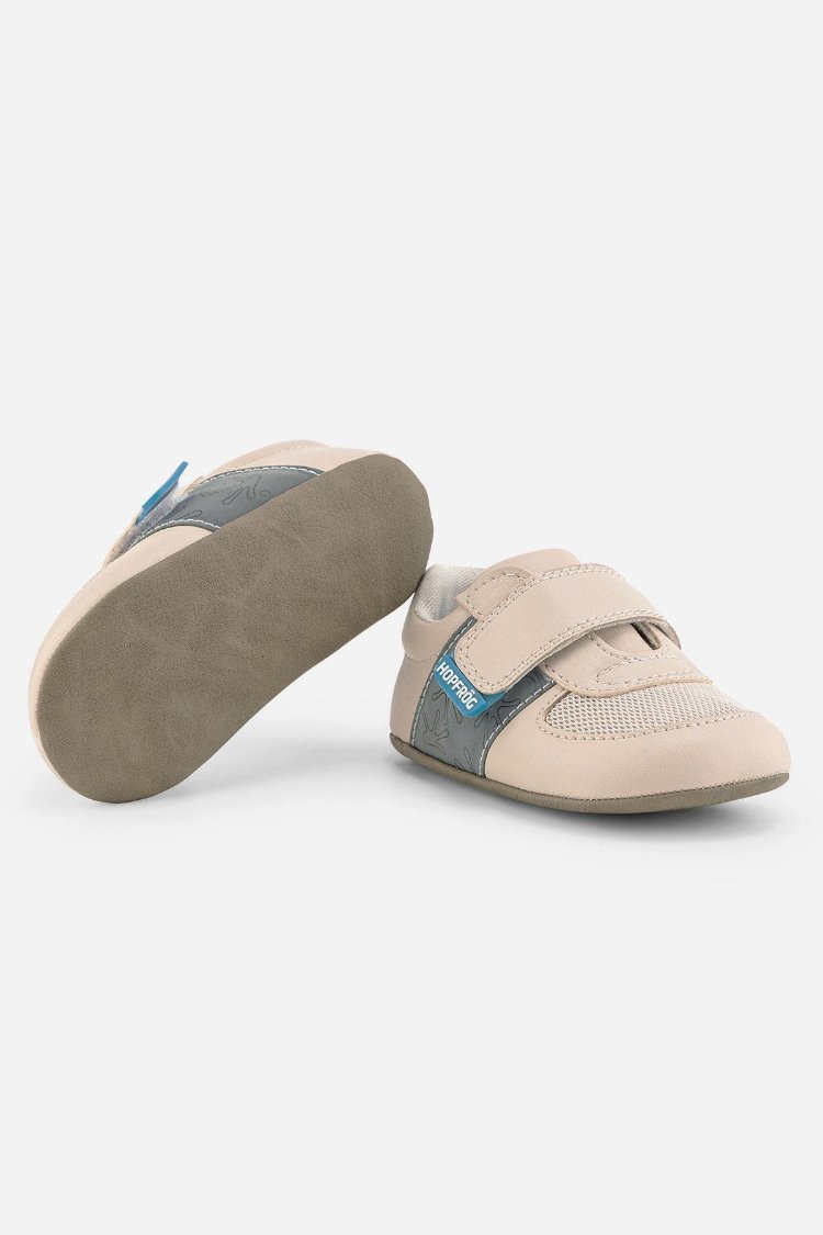 Hopfrög Smart Walker First Prime Havalı Bej Barefoot İlk Adım Bebek Ayakkabı