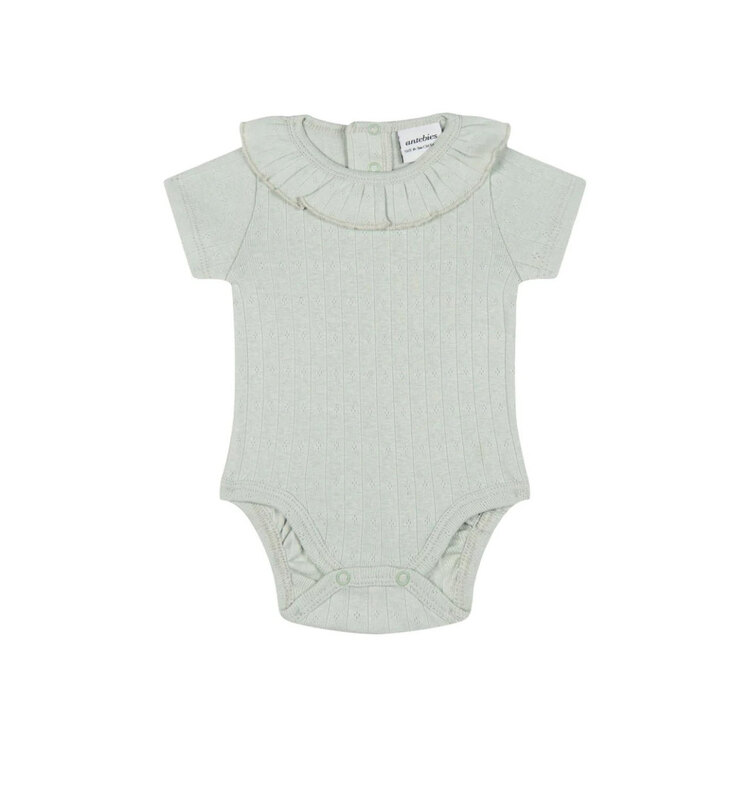 Antebies Mint Jakar Fırfırlı Body