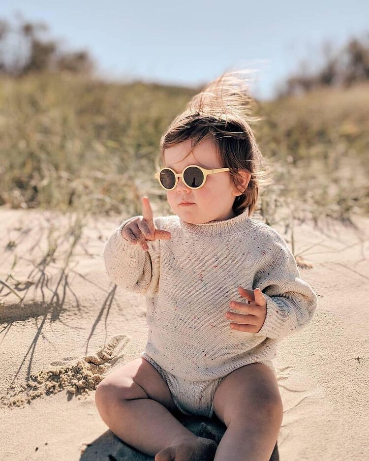 Izipizi Sun Baby Lemonade 0-9 Ay - Sarı Bebek Güneş Gözlüğü