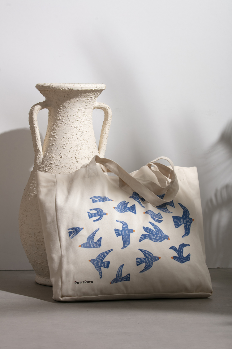 Bluebirds Tote Bag
