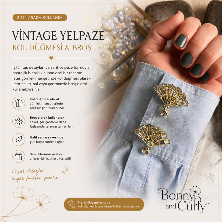 ✨ Vintage Yelpaze ✨