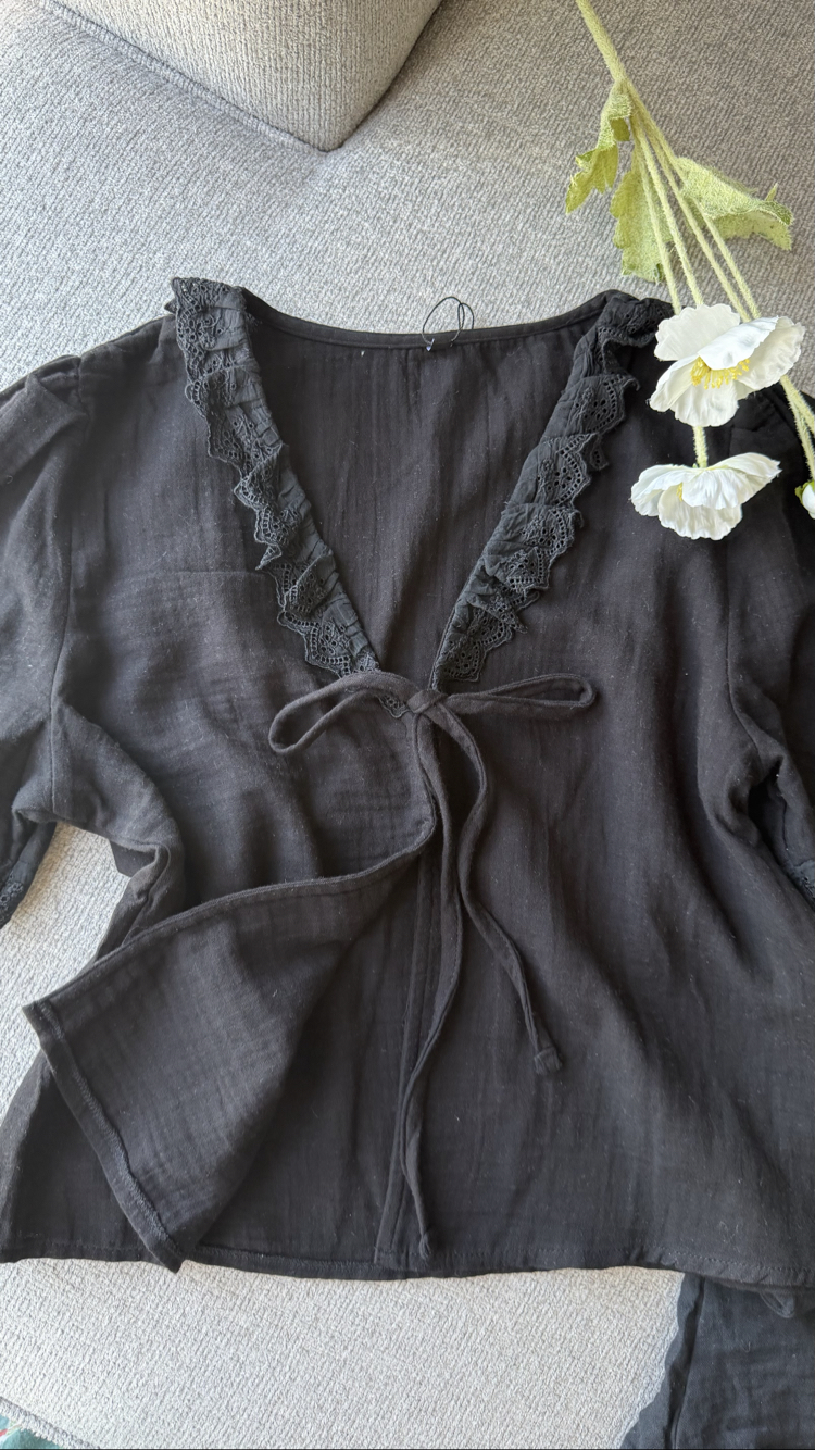 M&S Bağlamalı Pijama Takımı