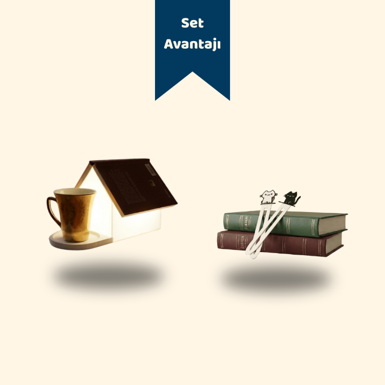 Okuma Yoldaşı Seti 2 (Mola Evi Kitap Standı + Dilediğin Ayraç)