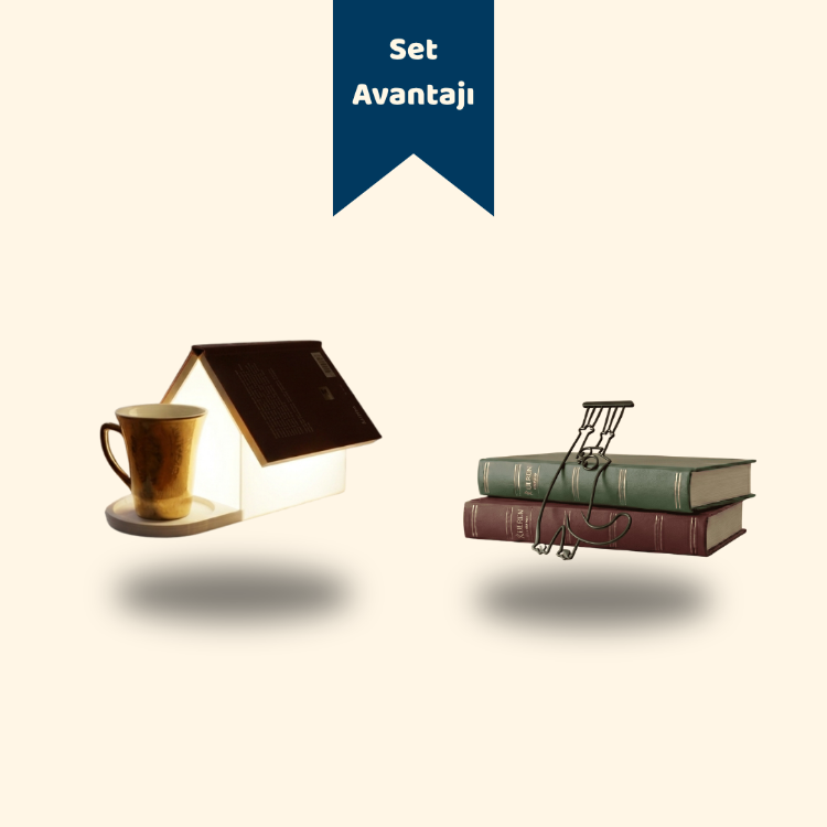 Okuma Yoldaşı Seti 2 (Mola Evi Kitap Standı + Dilediğin Ayraç)