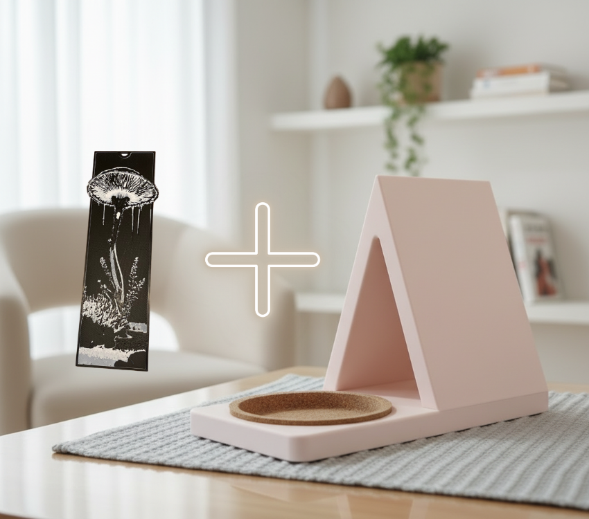 Okuma Yoldaşı Seti (Mola Noktası Kitap Standı + Dilediğin Ayraç) | BookyFancy