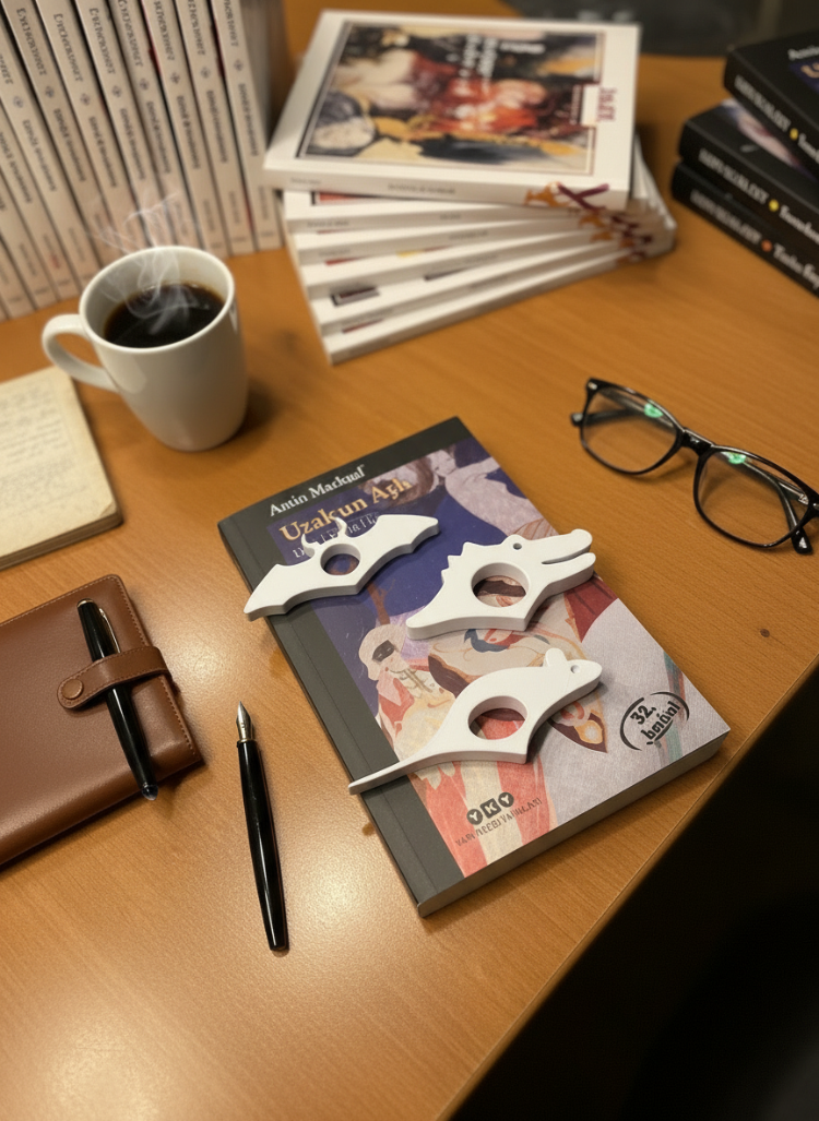Sayfa Yoldaşı Okuma Yüzüğü 2 (3'lü Set) | BookyFancy