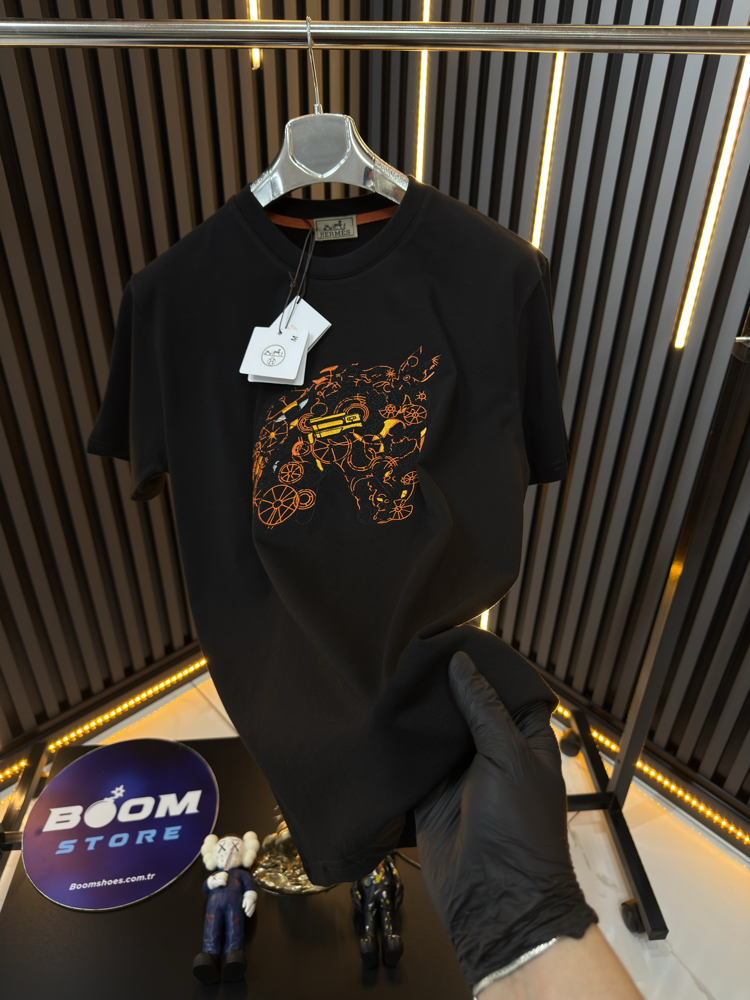 HERMES GÖĞÜS NAKIŞ FULL DETAY PREMIUM T-SHIRT code:0008
