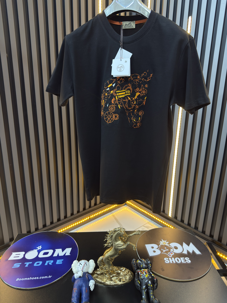 HERMES GÖĞÜS NAKIŞ FULL DETAY PREMIUM T-SHIRT code:0008