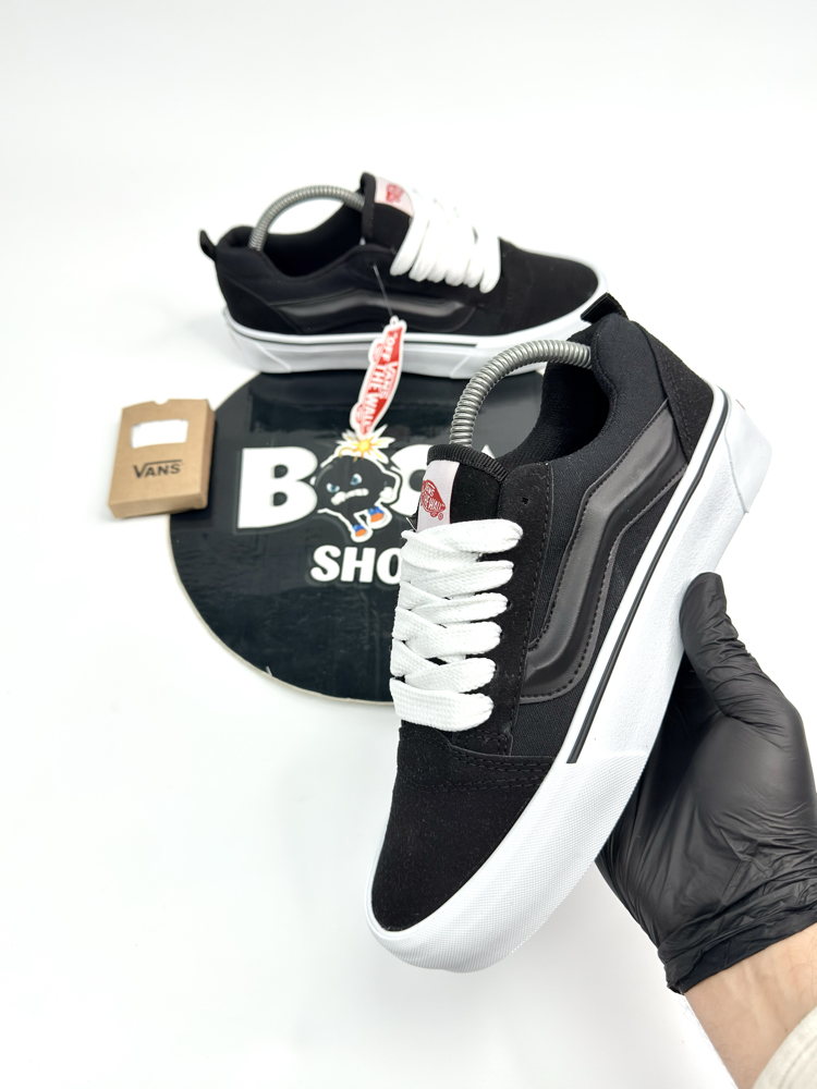 VANS  OFF THE WALL JUMBO Whıte - Black