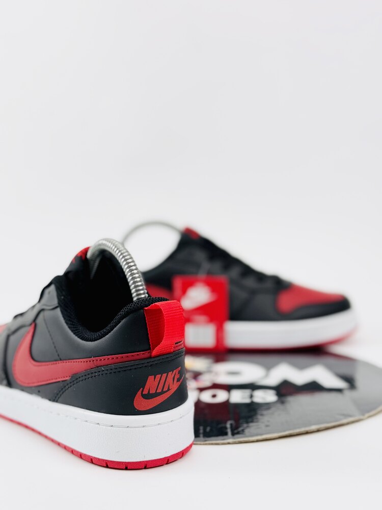 NİKE COURT BOROUGH LOW 2 BLACK-RED