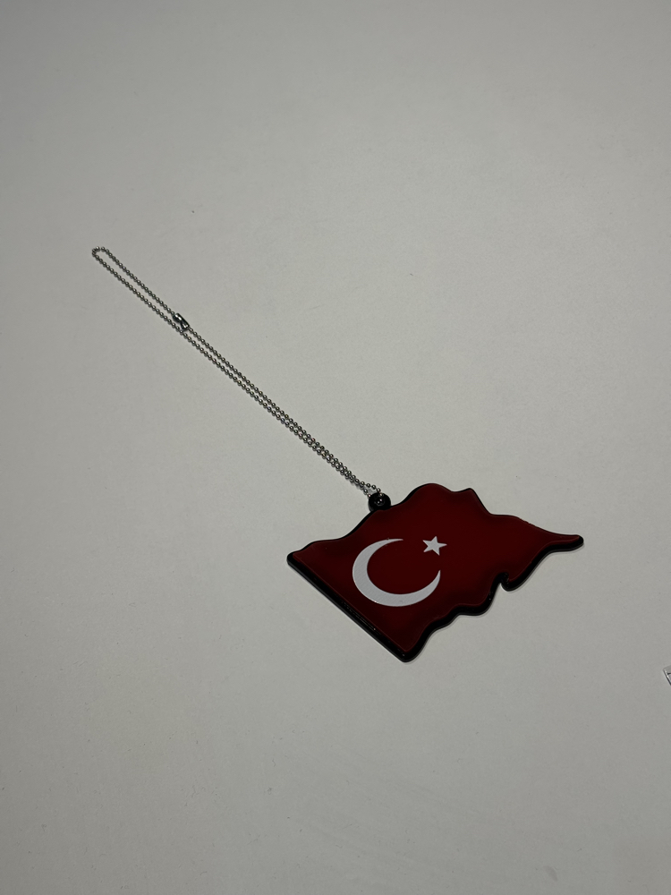 TÜRK BAYRAĞI AYNA SÜSÜ