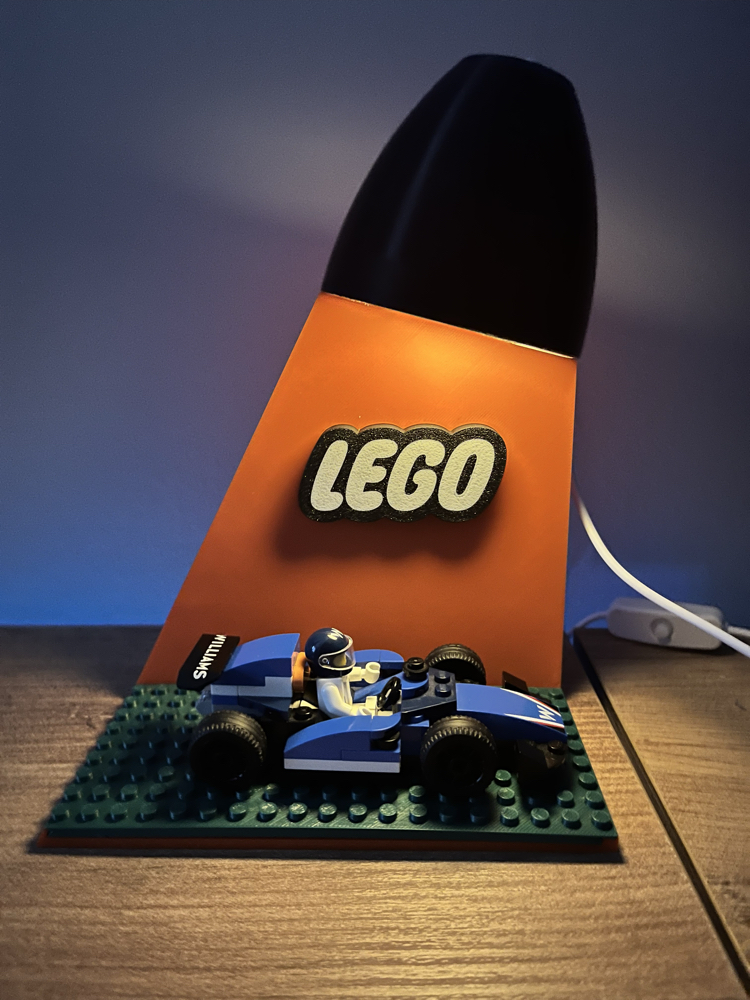 Dekoratif lego ışıklı stant