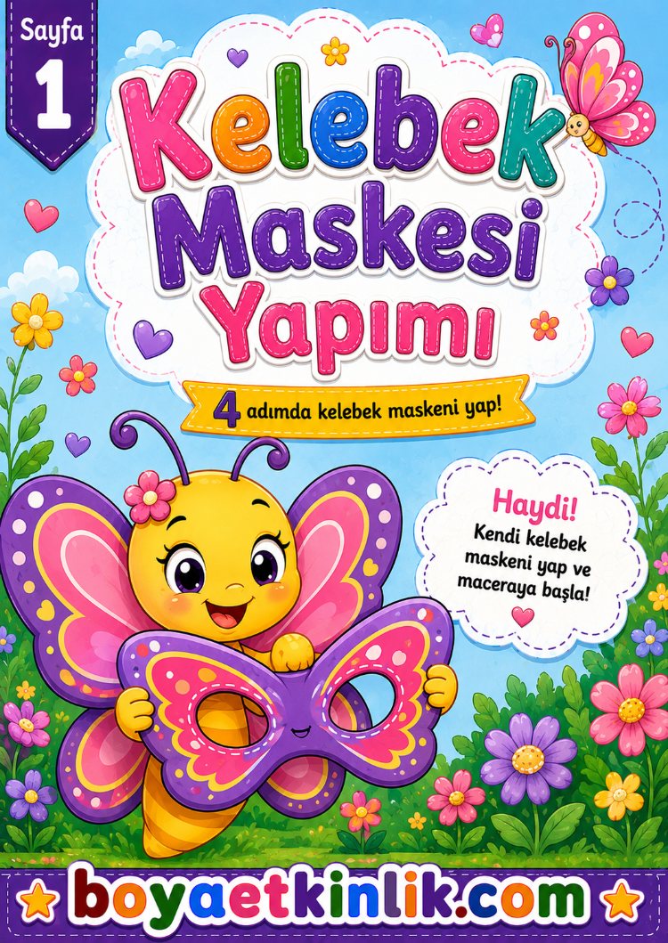 Kelebek Maske Çalışması