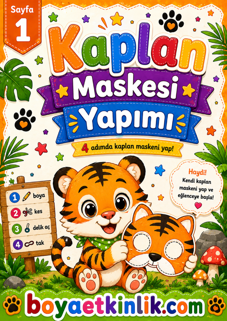 Kaplan Maske Çalışması