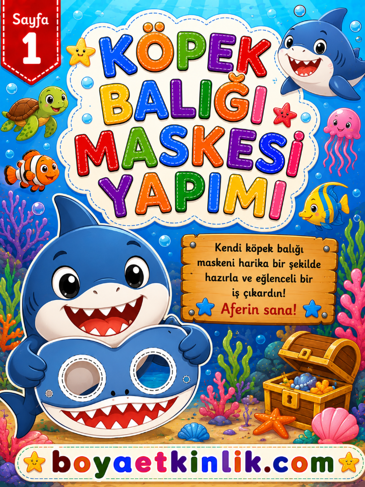 Köpek Balığı Maske Çalışması