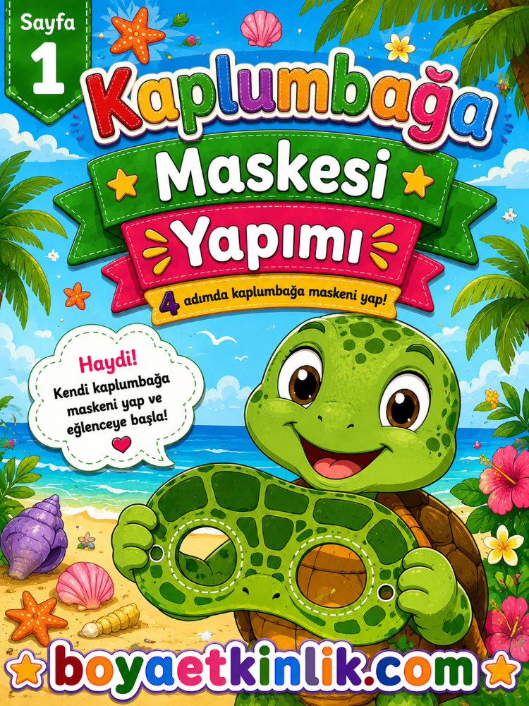 Kaplumbağa Maske Çalışması