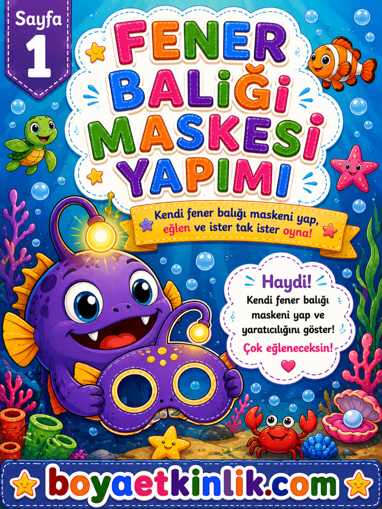 Fener Balığı Maske Çalışması