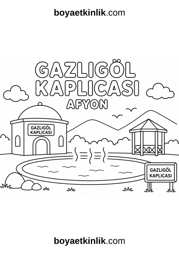 Afyon Gazlıgöl Kaplıcası Boyama