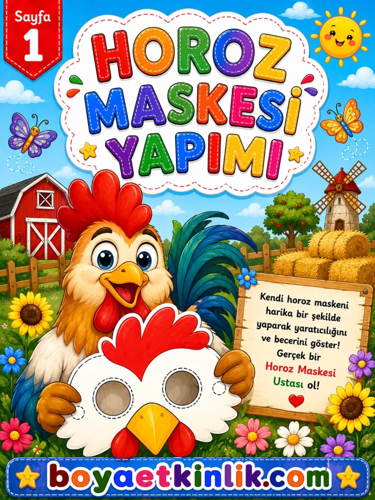 Horoz Maske Çalışması