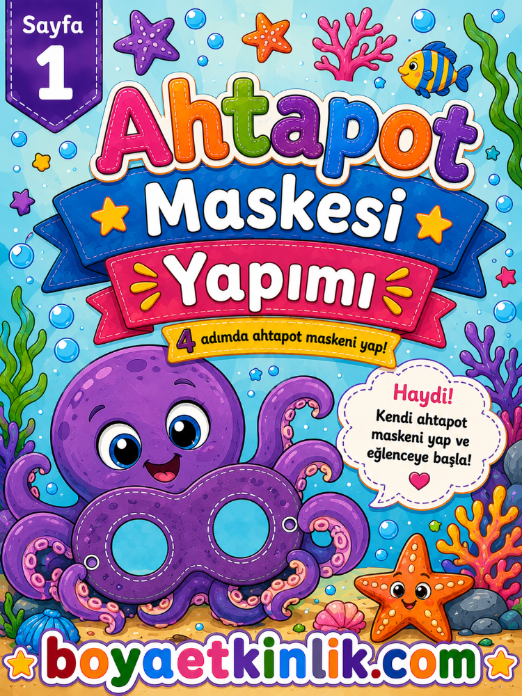 Ahtapot Maske Çalışması