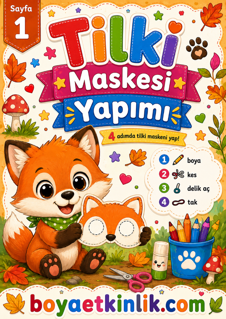 Tilki Maske Çalışması