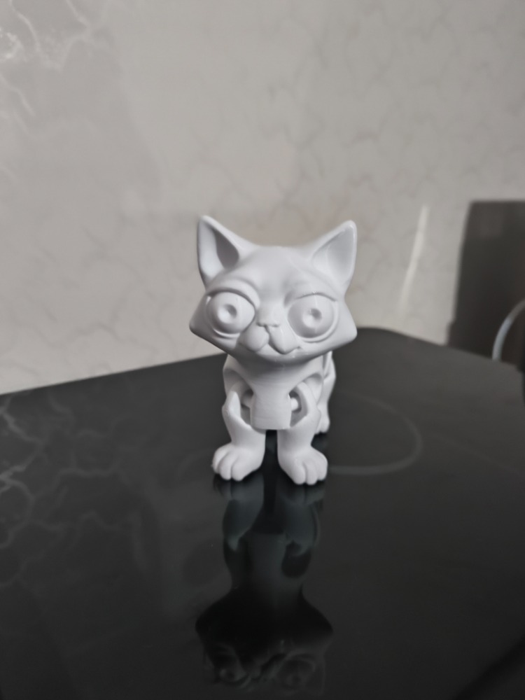Eklemli Masaüstü Aksesuarı - Hareketli Kedi 1