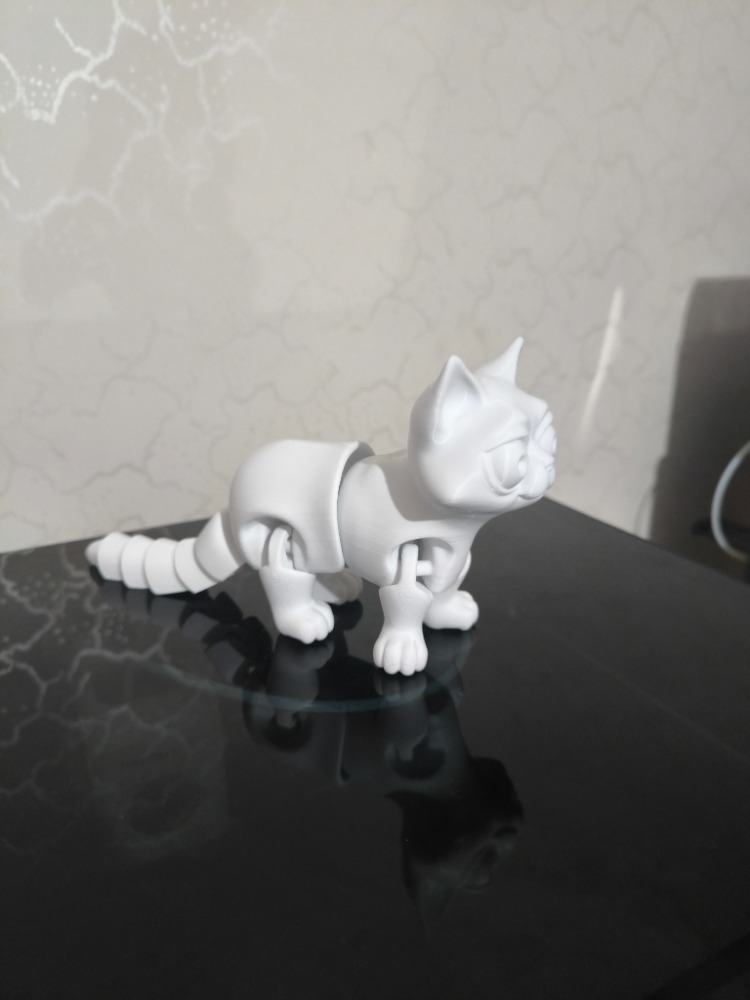 Eklemli Masaüstü Aksesuarı - Hareketli Kedi 1