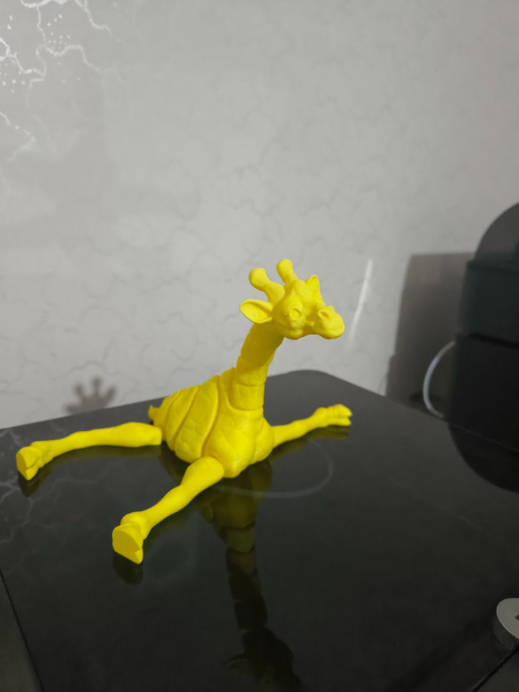Hareketli Zürafa Figürü - Eklemli Masaüstü Aksesuarı