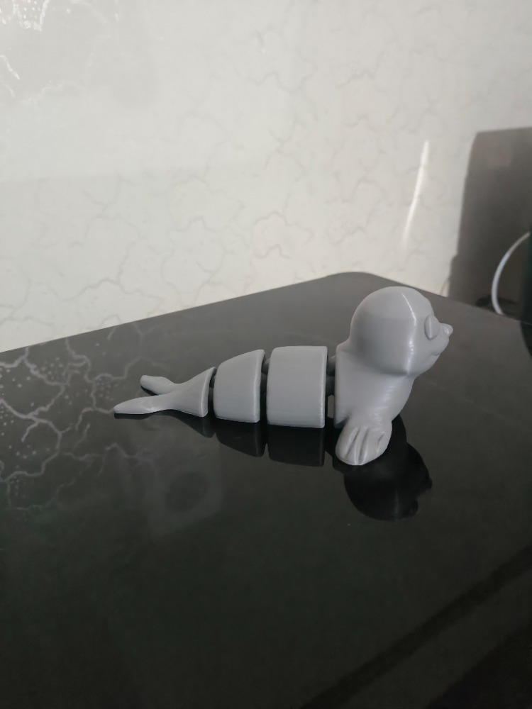 Hareketli Fok Figürü - Eklemli Masaüstü Aksesuarı