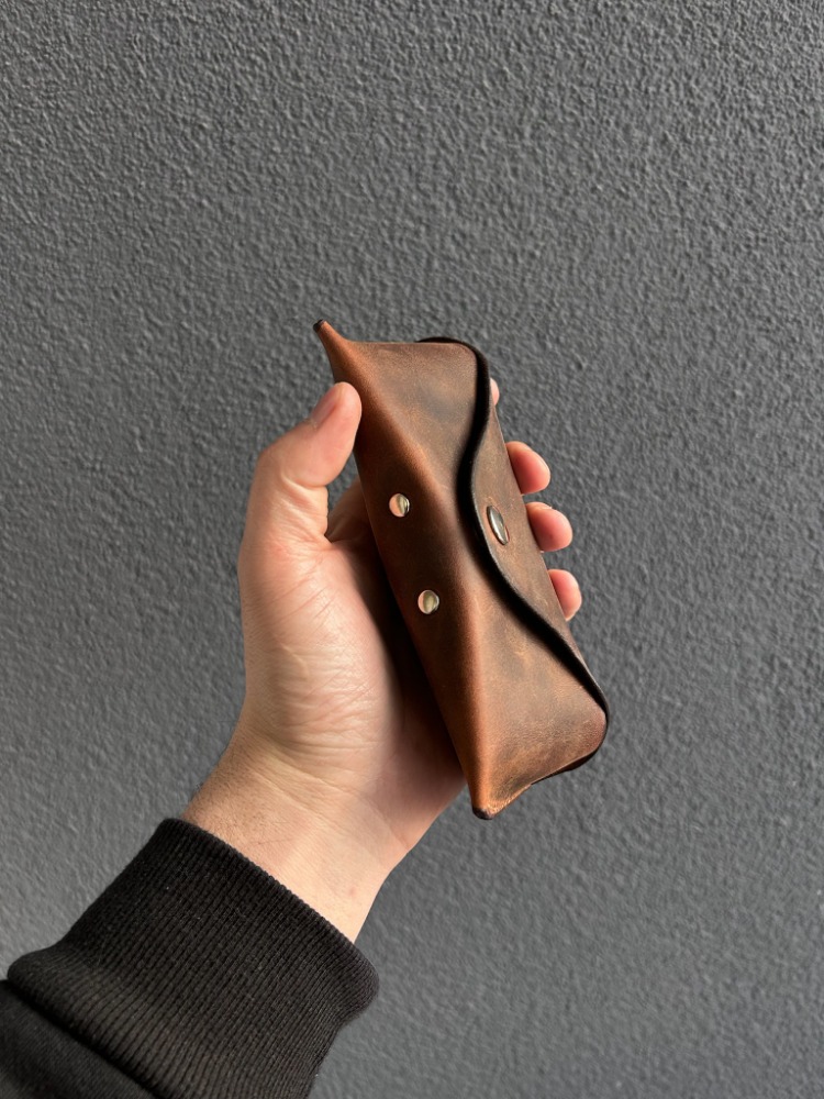 El Yapımı Hakiki Deri Ray Ban Güneş Gözlüğü Kılıfı