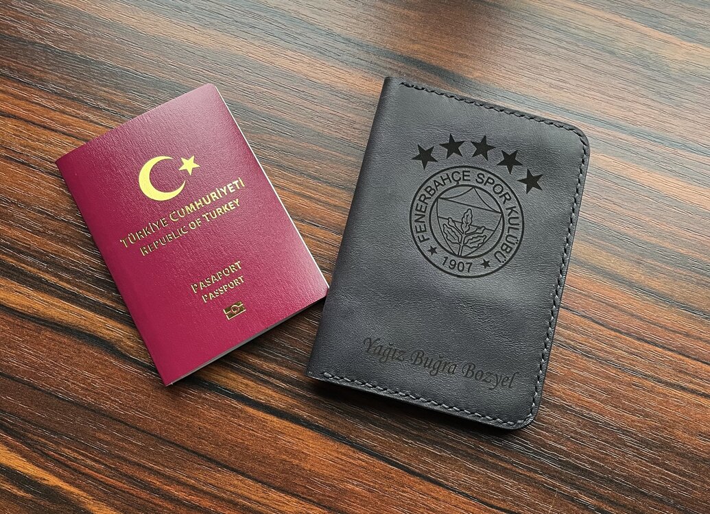 BL Pasaport Cüzdanı Hakiki Deri 