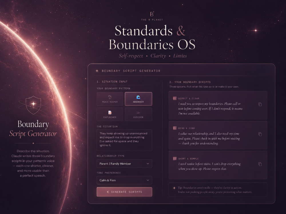 Standars & Boundaries OS