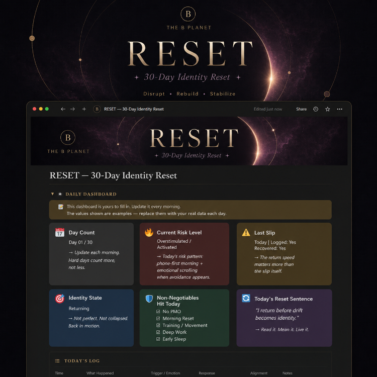 RESET — 30-Day Identity Reset