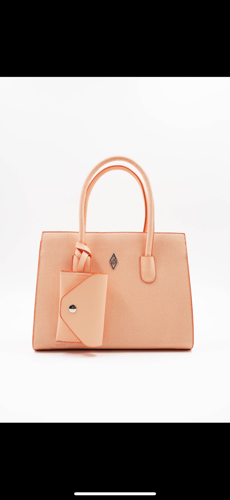 Soft Coral Tote Çanta