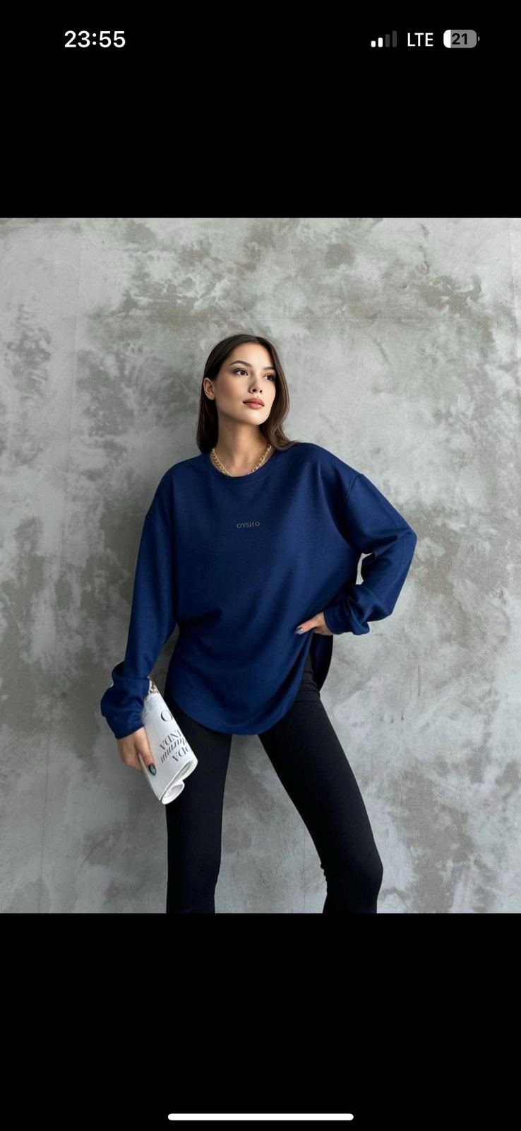 Asimetrik Kesim Sweat