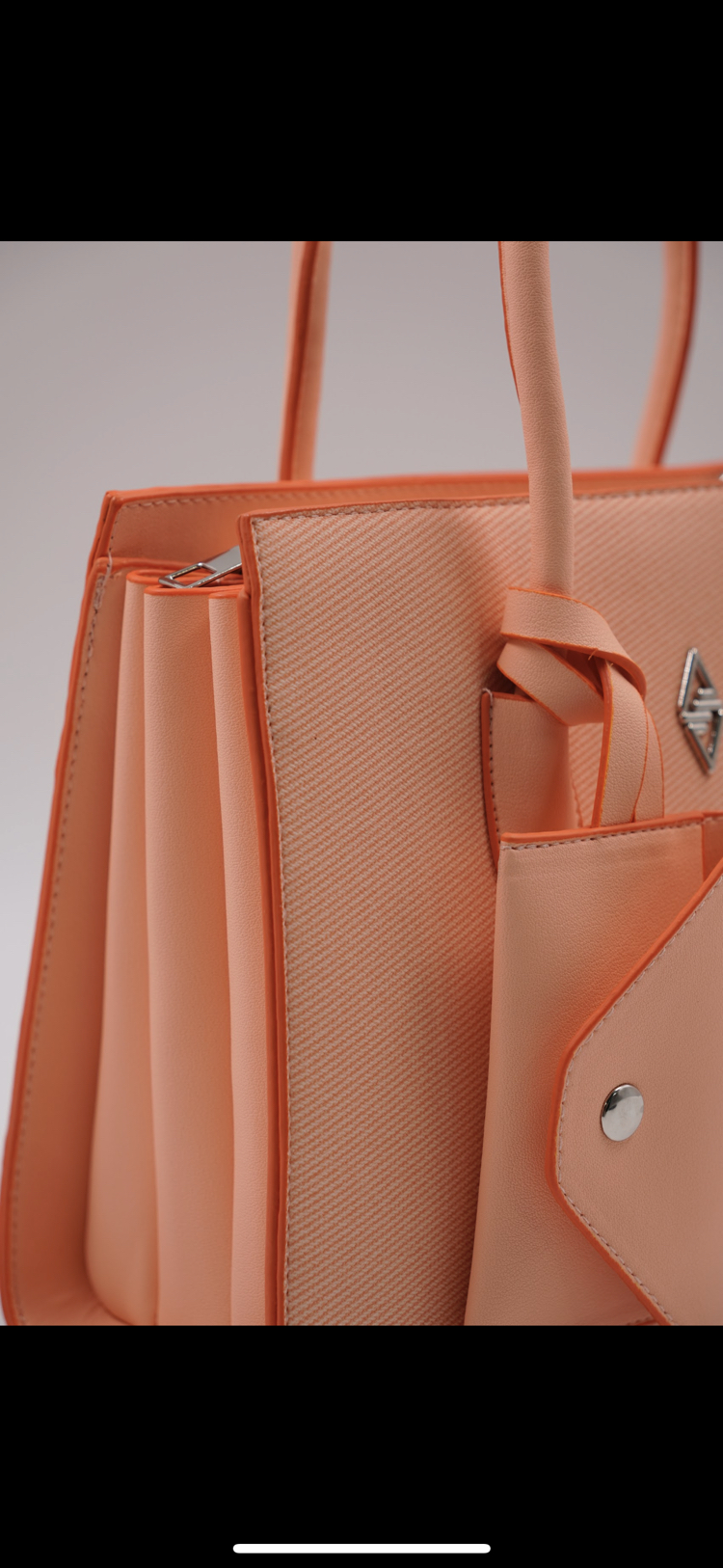 Soft Coral Tote Çanta