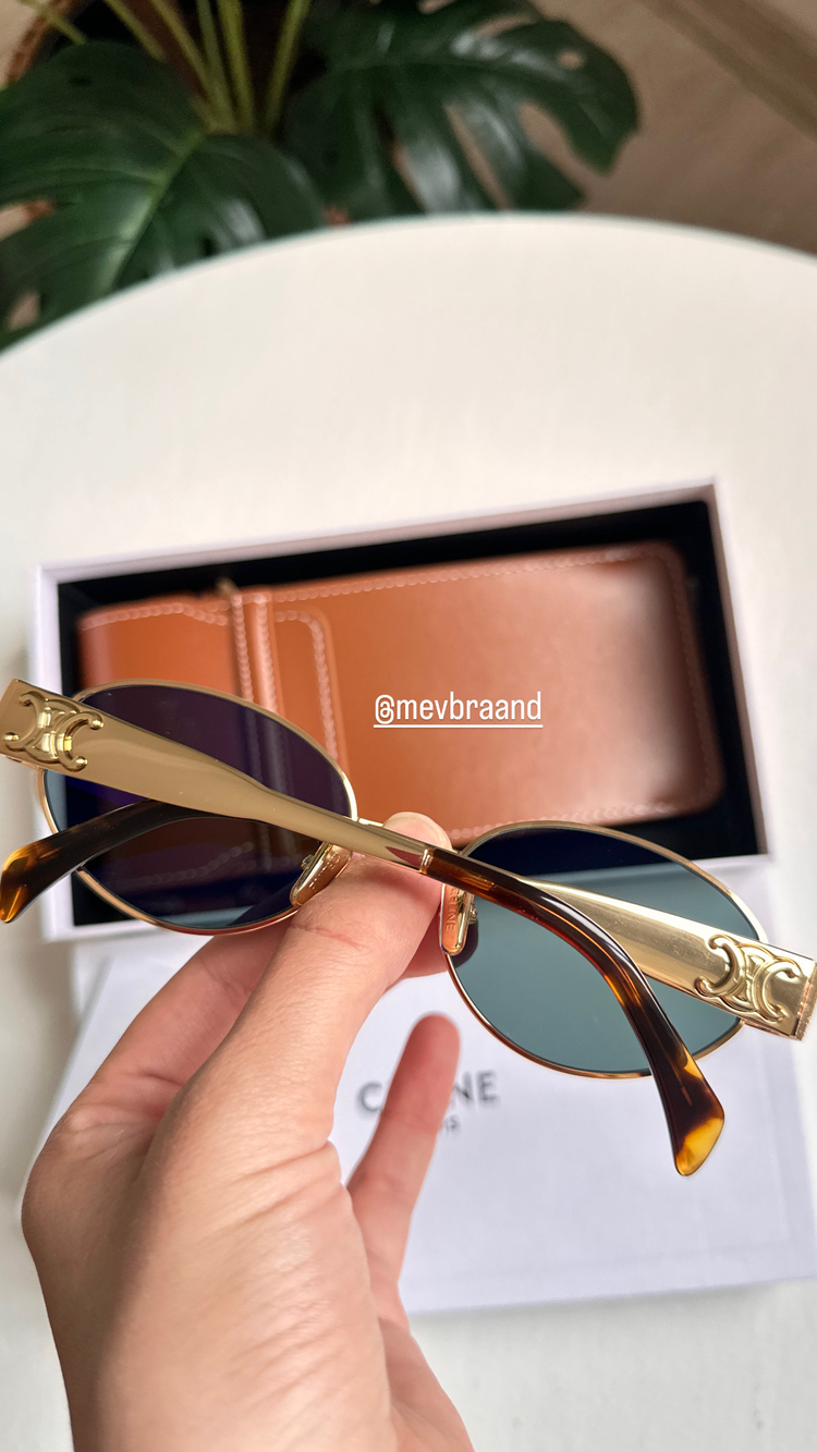 Celine Triomphe Gold 01CL 40235U