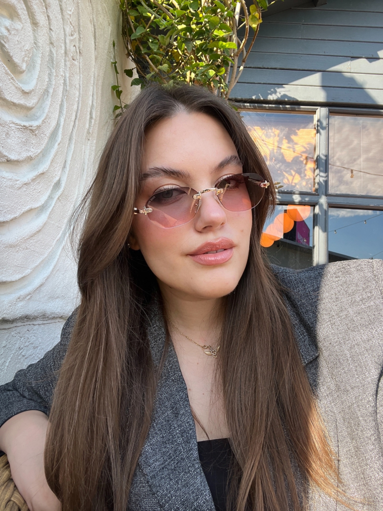 MİU MİU İTHAL VIP GÖZLÜK/PEMBE GEÇİŞLİ
