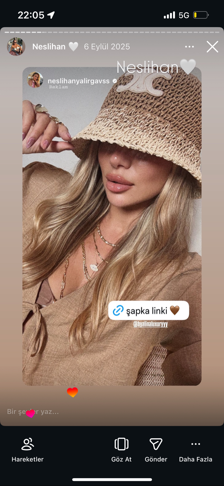 CELİNE İTHAL HASIR FÖTR ŞAPKA