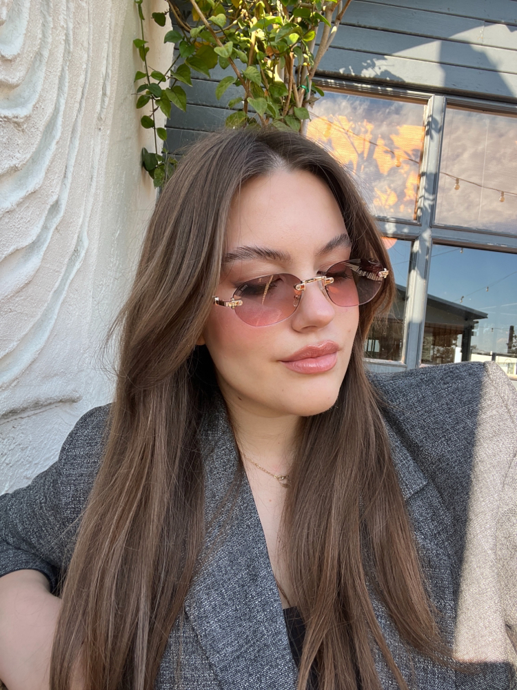 MİU MİU İTHAL VIP GÖZLÜK/PEMBE GEÇİŞLİ