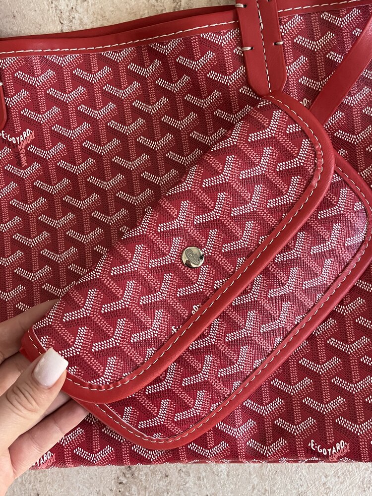 GOYARD VIP ORTA BOY KIRMIZI