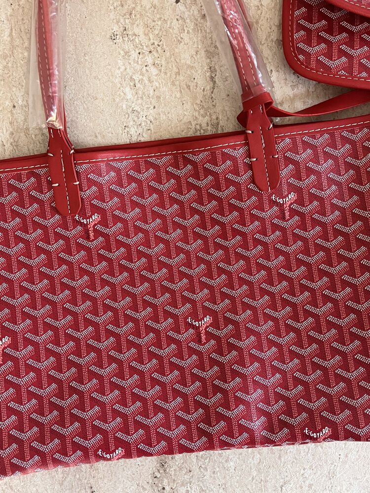 GOYARD VIP ORTA BOY KIRMIZI